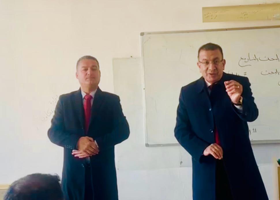 قسم التاريخ والحضارة ينظم ورشة علمية لطلبة البكالوريوس حول مهارات البحث والنشر العلم