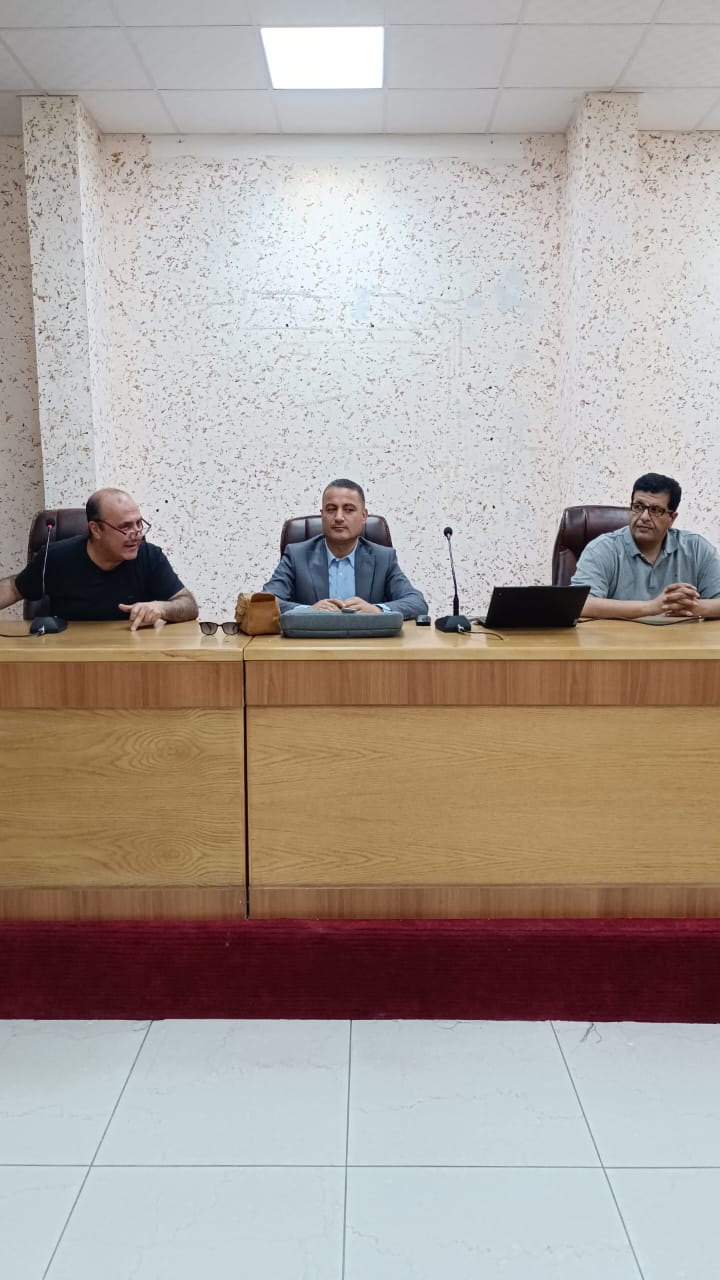 ورشة تدريبية في قسم التاريخ والحضارة حول 